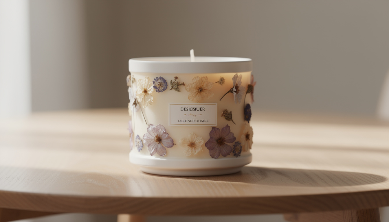 découvrez comment créer une bougie fleurie élégante et artisanale, digne des boutiques de créateurs, avec nos astuces simples et techniques de décoration florale.