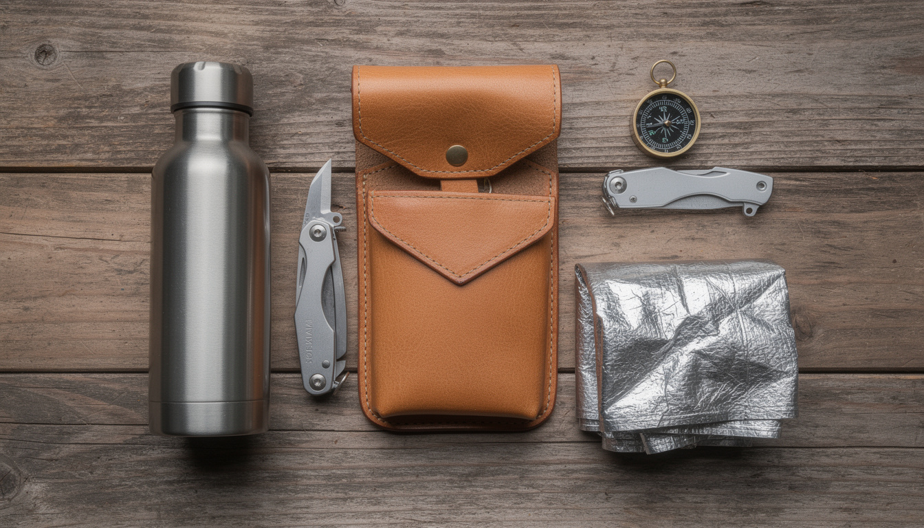 découvrez notre sélection du kit de survie idéal pour randonneurs, alliant design et utilité pour toutes vos aventures en plein air.