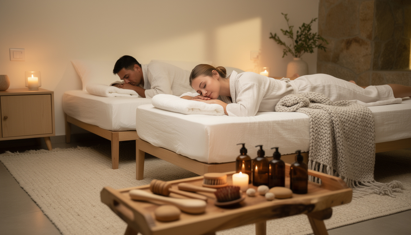 découvrez notre sélection des 5 meilleurs coffrets de massage bio pour profiter d'un moment de détente à deux, alliant bien-être et produits naturels pour une expérience relaxante unique.