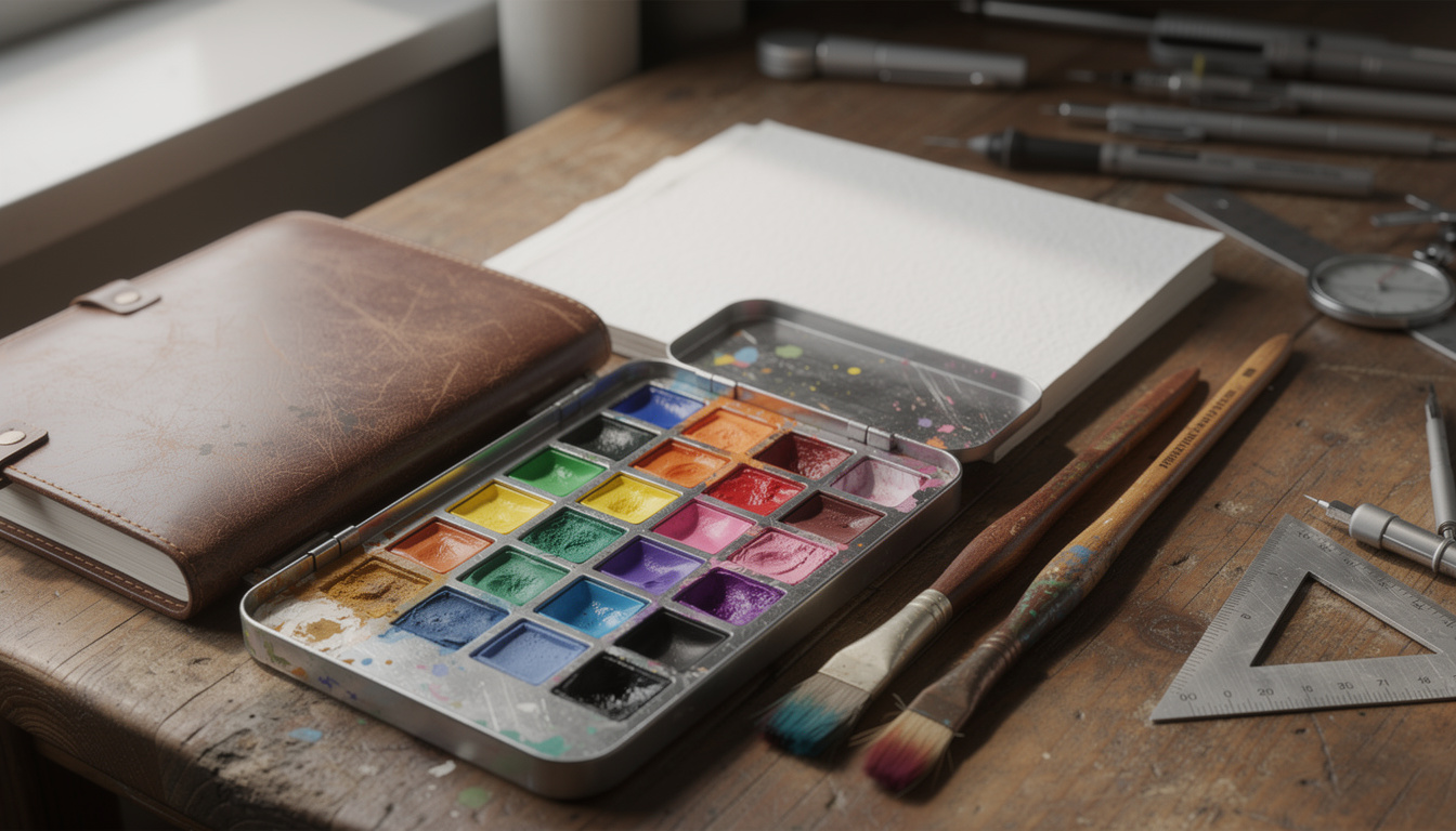 découvrez comment composer la boîte de couleurs idéale pour stimuler votre passion pour l'aquarelle et réaliser des œuvres éclatantes et harmonieuses.